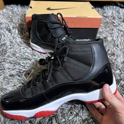 Jordan 11 Bred Size 10 Men’s Sneakers