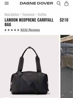 New Dagne Dover Black Travel Bag