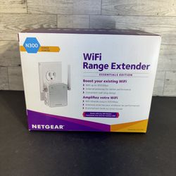 NETGEAR EX2700 300 Mbps WiFi Range Extender - EX2700-100PAS