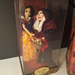 Disney Designer Fairytale Heroes Villains Snow White Hag Witch Queen Limited Edition Dolls
