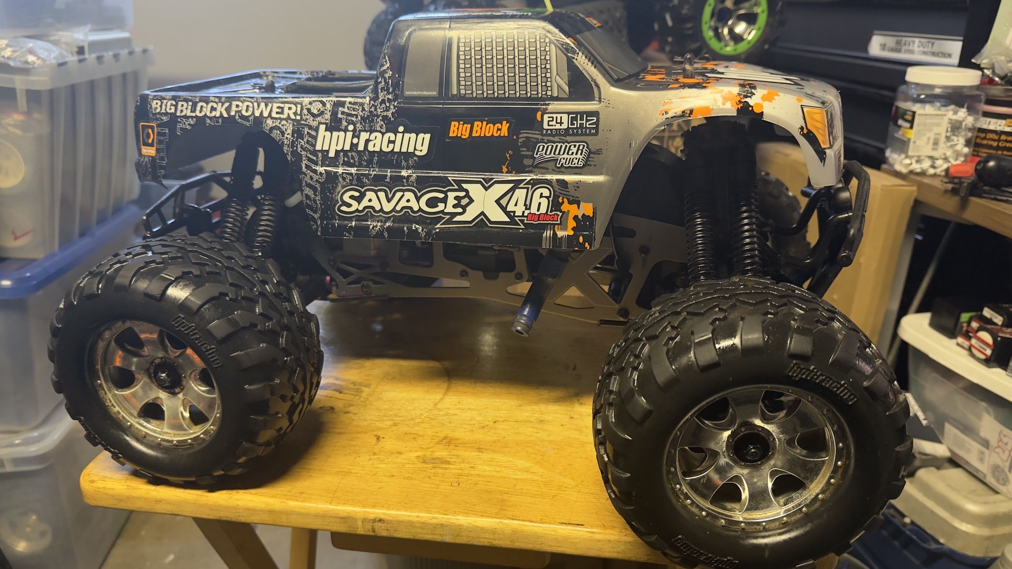 Hpi Savage X 4.6 Monster Nitro Rc Truck 4x4