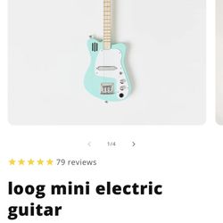 Loog Electric 3 string guitar