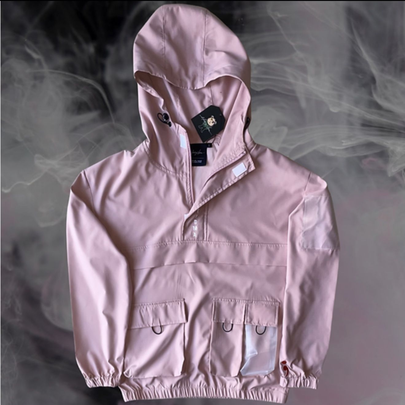 Pink Windbreaker Jacket