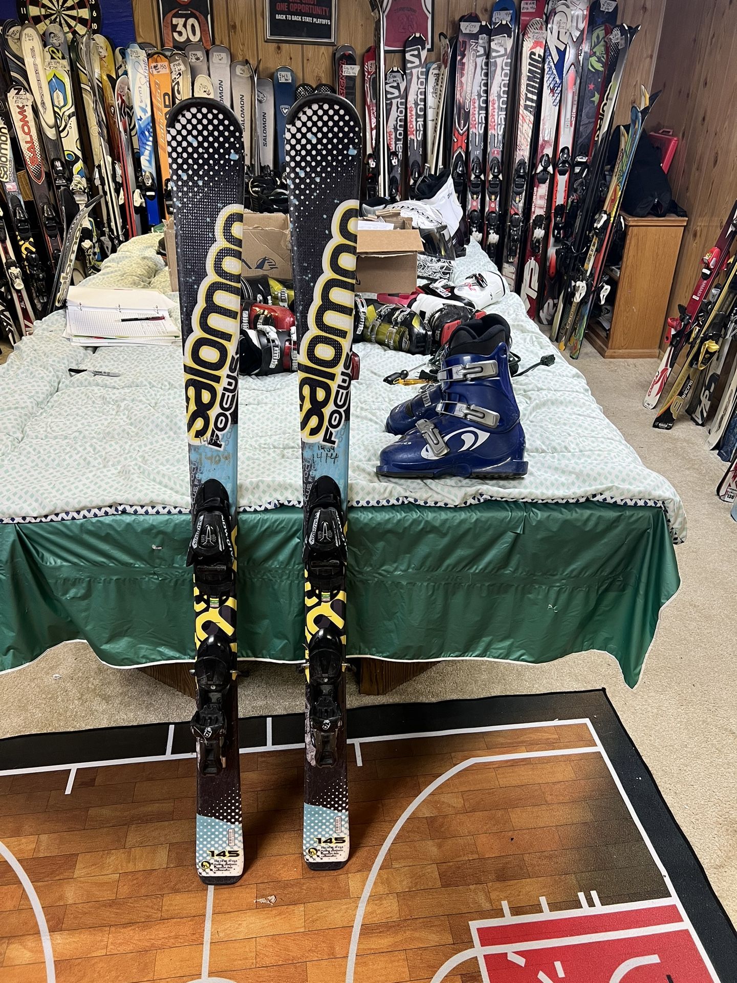 Salomon 145 Ski Package With Boots And Bindings