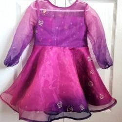 Toddler Rapunzel "FESTIVAL OF LIGHTS" Party Dress Sz 4T