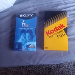 VCR Recording Brand New Recording Tapes For Your VCR