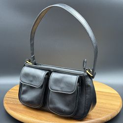 Brandy Melville John Galt black Bag/Shoulder Purse y2k 90’s vegan leather pocket