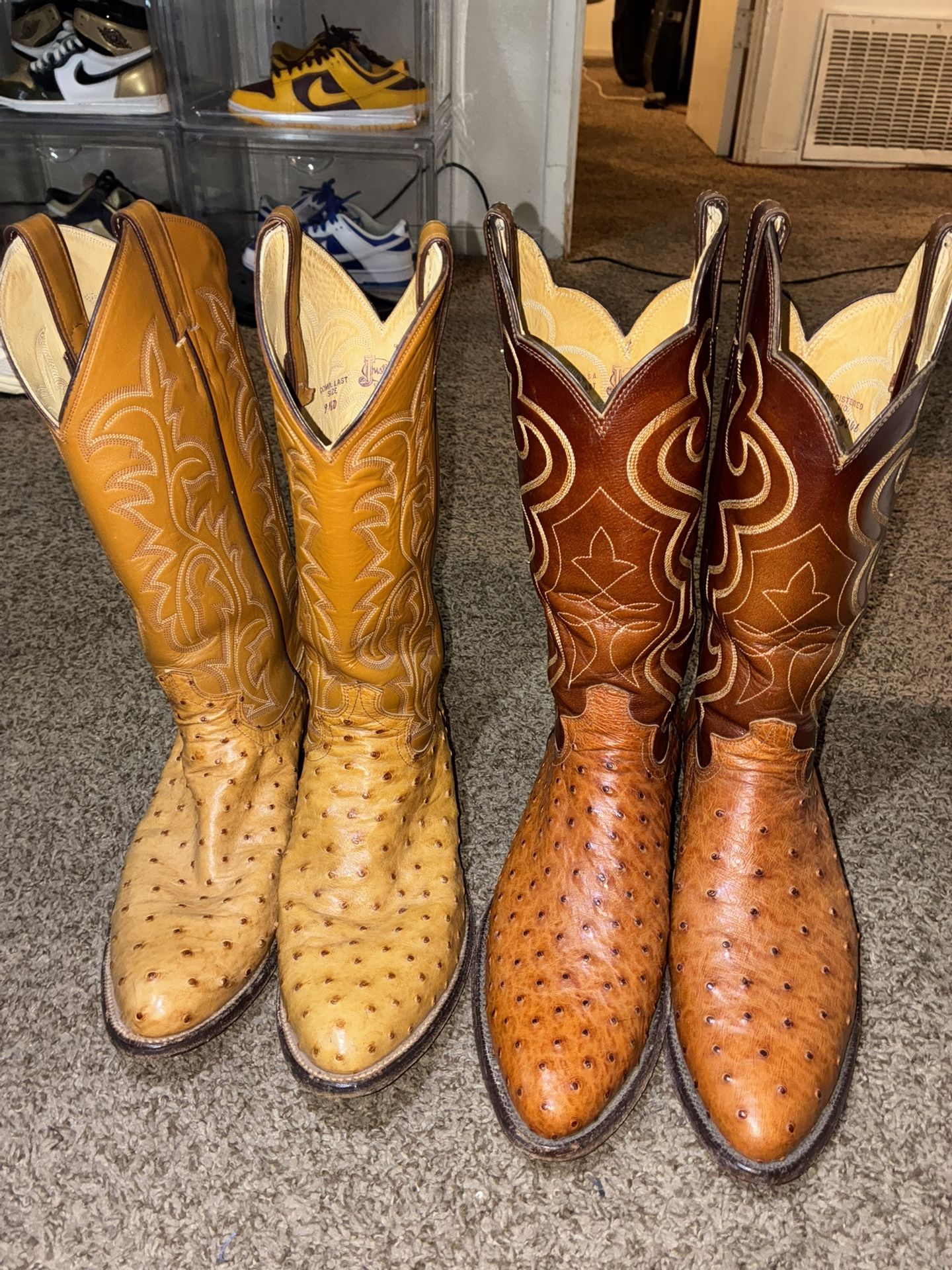 Justin Cowboy Boots Size 9/5