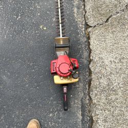 Hedge Trimmer Runs…