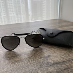 Ray-Ban Aviator Edición Especial – Negro con Plateado 🖤✨