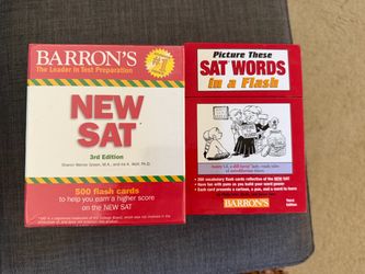 Barron's NEW SAT Flash Cards
