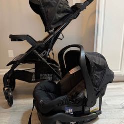 🌟 Baby Trend Passport Seasons Travel System with EZ-Lift™ Infant Car Seat, Journey Black