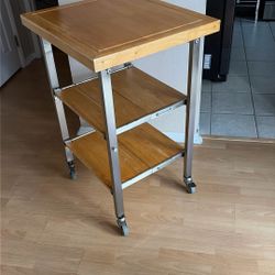 Kitchen Cart with wheels 23”x25”x36.5”