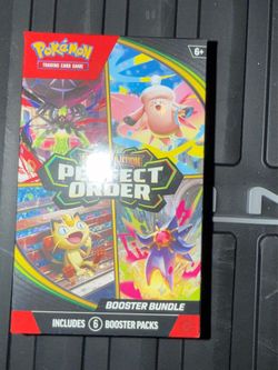 Brand New Pokemon Trading Card Games Mega Evolution Perfect Order Booster Bundle