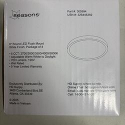Seasons 6 Inch Led Light 