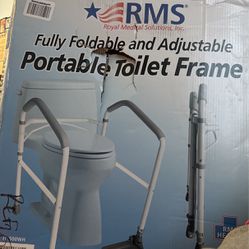 Adjustable Portable Toilet Frame 