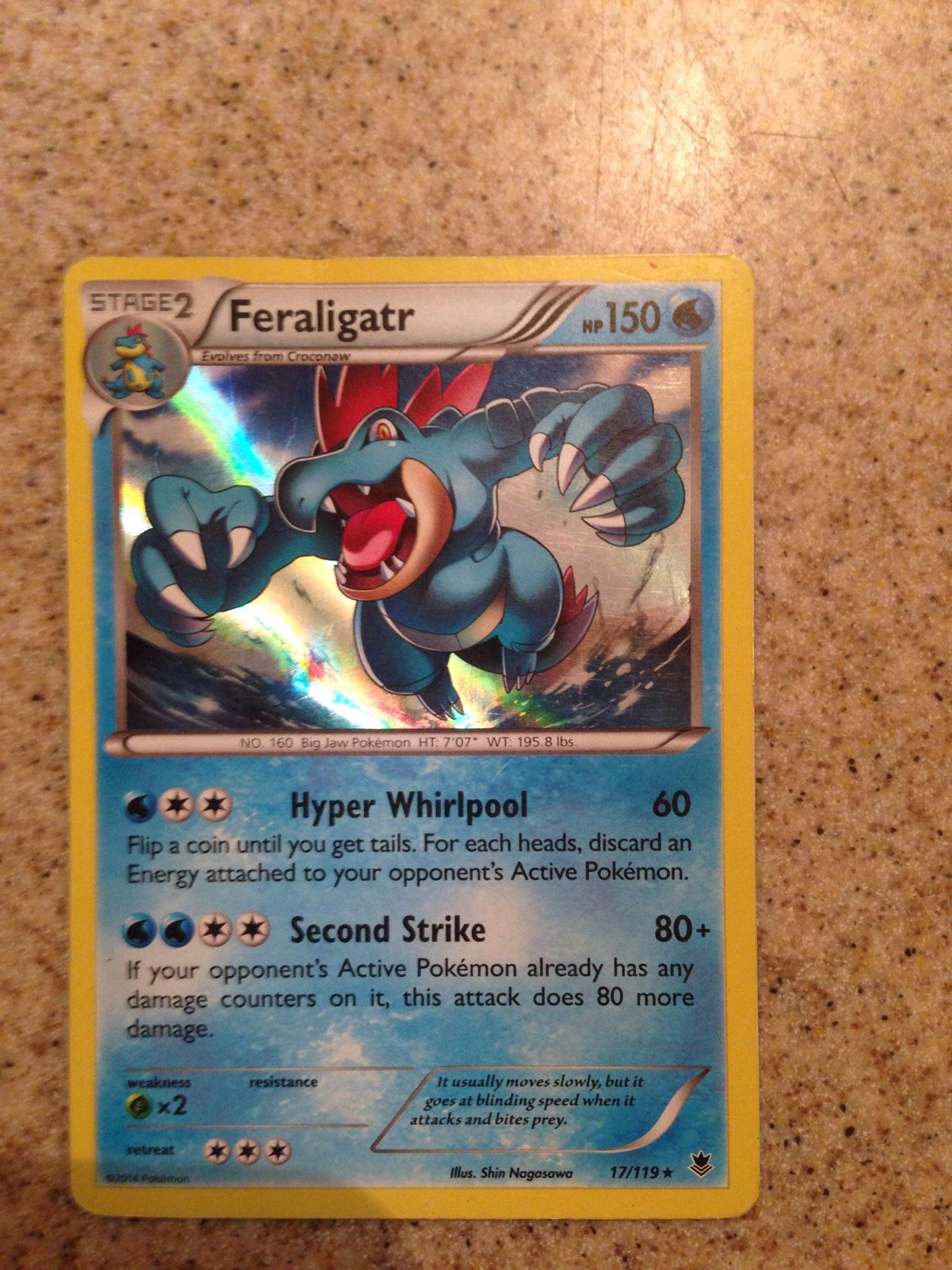 Pokemon Stage 2 Feraligatr