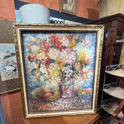 Mid Century oil on canvas signed