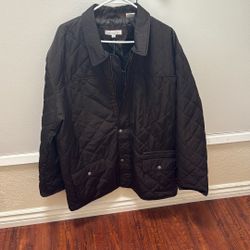 Men’s Green Quilted Jacket Xl 