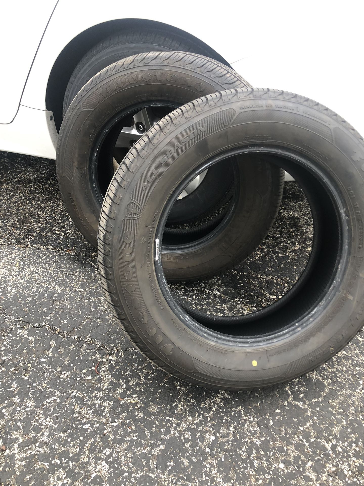 Pair Of Firestone Tires 215/60 R16