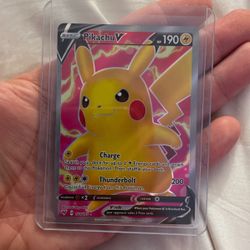 Pikachu V Vivid Voltage Super Clean