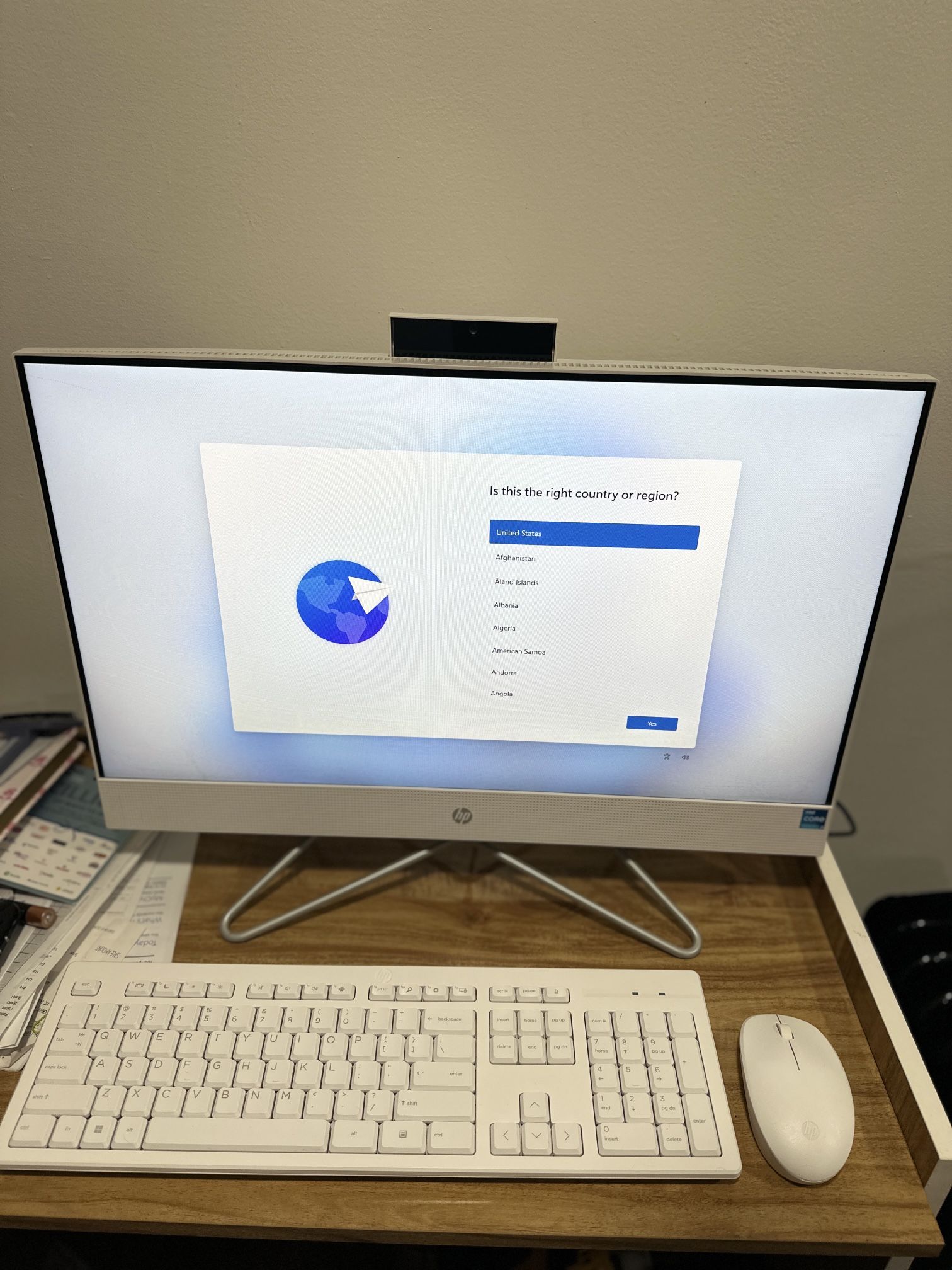 All In One HP Computer