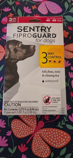 Flea and tick treatment for dogs