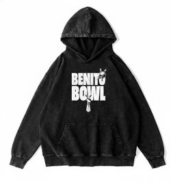 Benito Heavyweight Acid Wash Hoodie