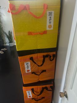 Large Heavy Duty Reusable Storage Bags Set