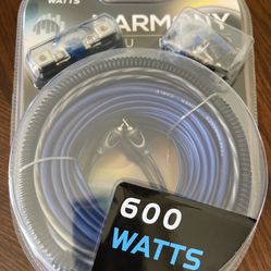 Harmony 10 Gauge 600w  amplifier wiring kit 