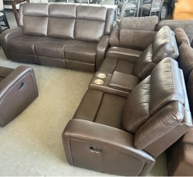 New sectional sofa and loveseat recliner