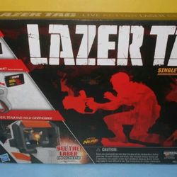 New Hasbro Nerf Lazer Tag iPhone/iPad Blaster Single Pack Orange/White NIB