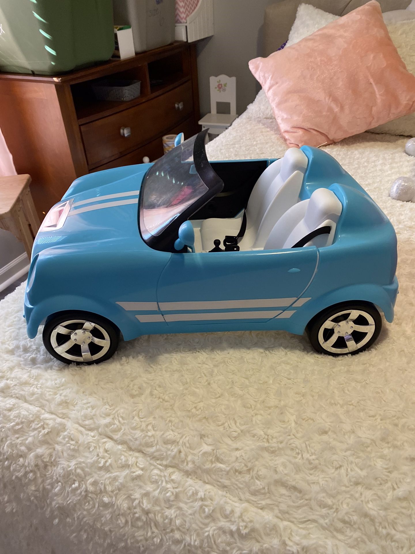  Blue Sports Car For American Girl Dolls