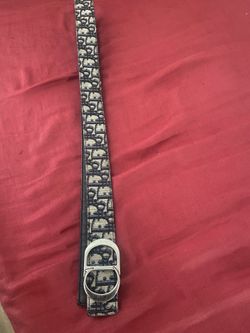 REVERSIBLE DIOR BELT