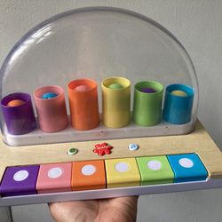 Pop-A-Tune - Toy - Colorful Tubes & Keys Makes Sounds 
