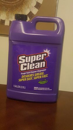Super Clean degreaser.