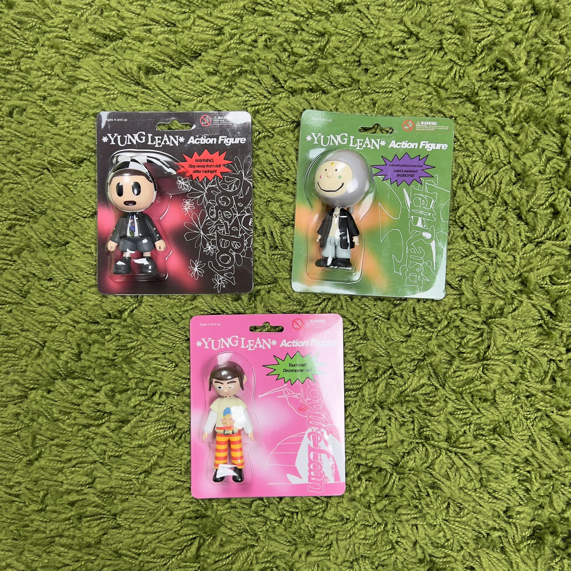 Yung Lean Toy Action Figure Figurine Set