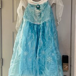 New Disney Disney Frozen Elsa Dress Costume 