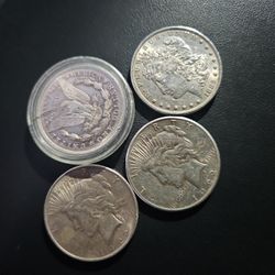 Silver Peace Coins Mint Errror
