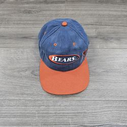 Vintage Chicago Bears Logo Strapback Hat Adult Size OS