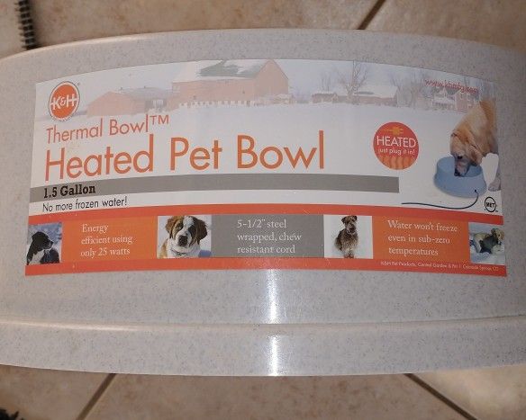 Heated Bowl For Pets And Farm Animals