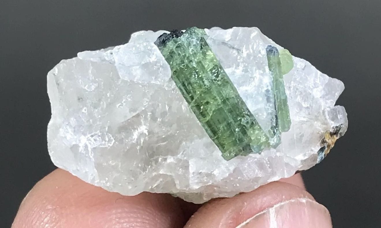 38 Carats Beautiful Tourmaline Crystal Specimens Minerals From Afghanistan