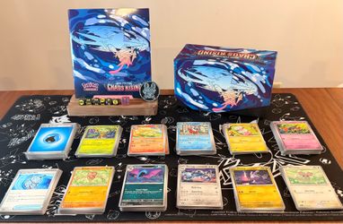 Chaos Rising 265 Card Sorted Base Bundle ETB Box Dice Coin Player Guide Pokemon