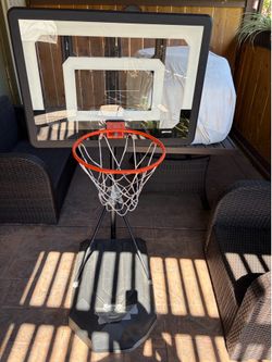 Mini Portable Basketball Hoop w Adjustable Height