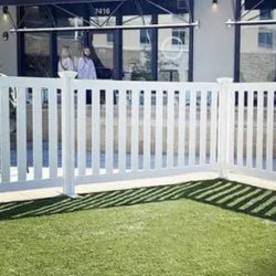 Vinyl Fence With Gate