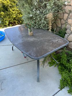 Patio table $55