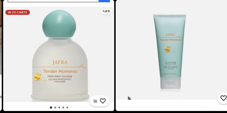 Jafra perfume and cream