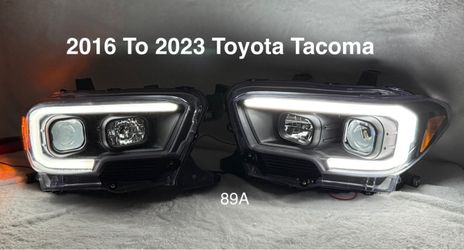2016 To 2023 Toyota Tacoma Sequential Switchback DRL Bar  Headlights