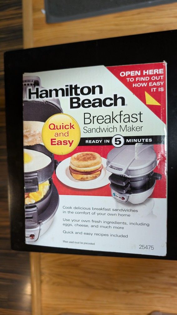 Hamilton Beach Breakfast Sandwich Maker