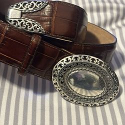 Vintage Brighton Leather Belt 
